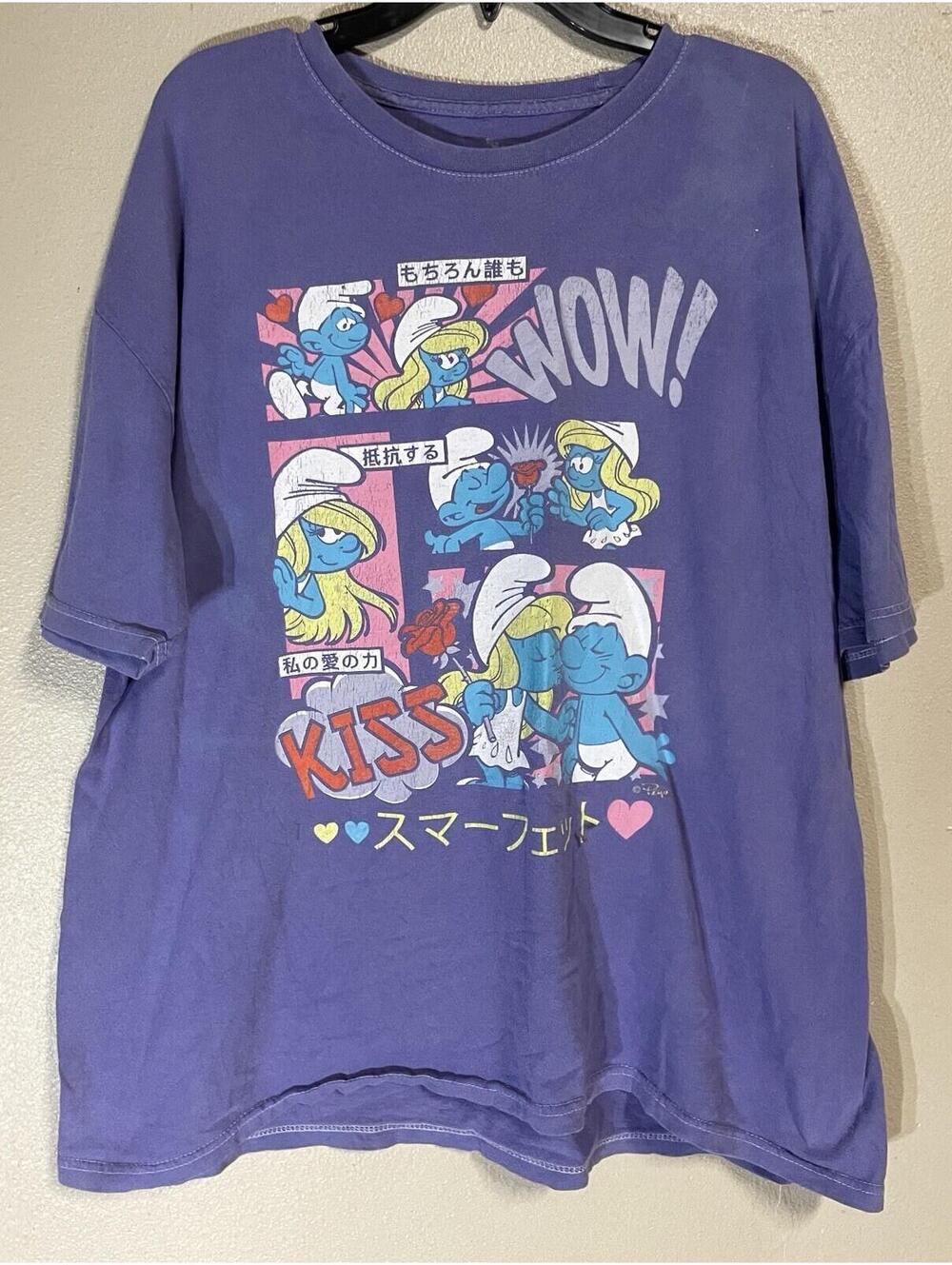 The Smurfs Purple Tee Unisex Xl Xxl See Measurements